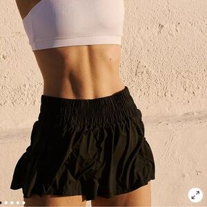 Free people get your flirt on shorts in black size small